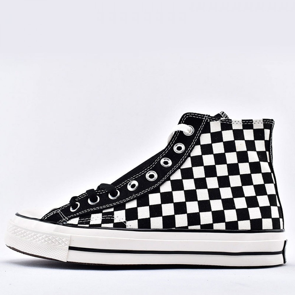 checkered converse shoes