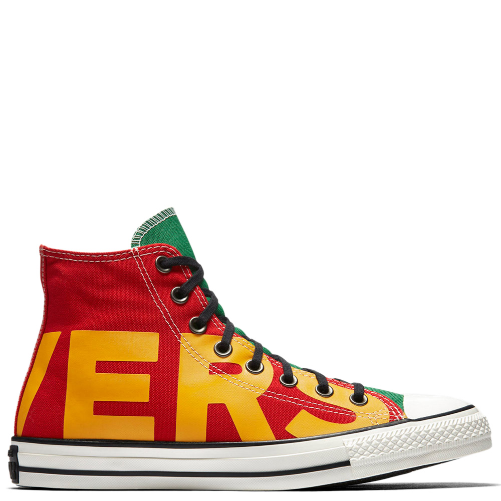 yellow all star converse shoes