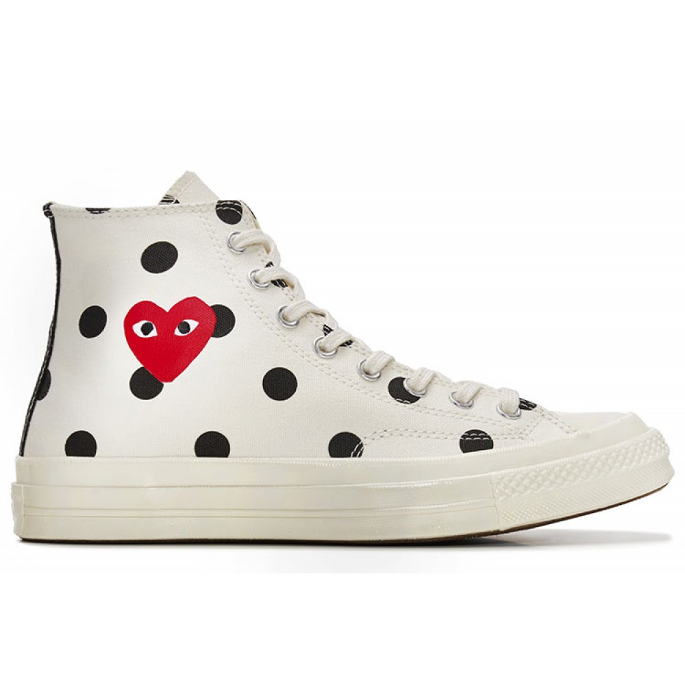 chucks with red heart