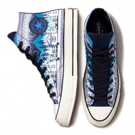 Converse Chuck 70 Holiday Sweater Midnight Navy Unisex Shoes