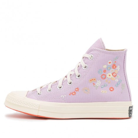 Converse Chuck Taylor Floral Shoes for Women Embroidery Pink