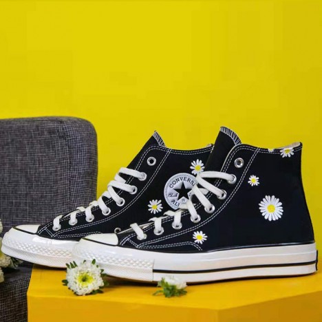 Converse Embroidered Floral Platform Chuck Taylor All Star High