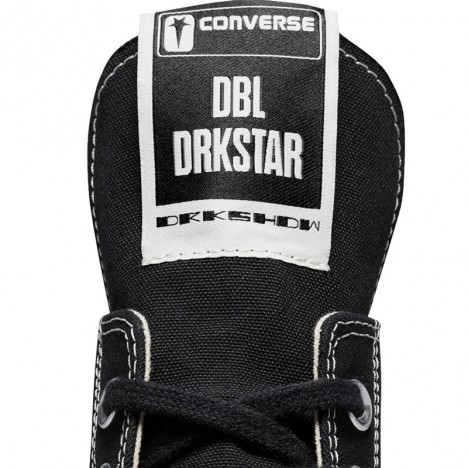 Converse x DRKSHDW DBL DRKSTAR Chuck 70 Black High Tops
