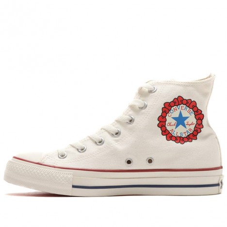 Converse x Hello Kitty All Star White High Womens Shoes