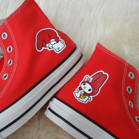 Converse x My Melody Sanrio All Star Red High
