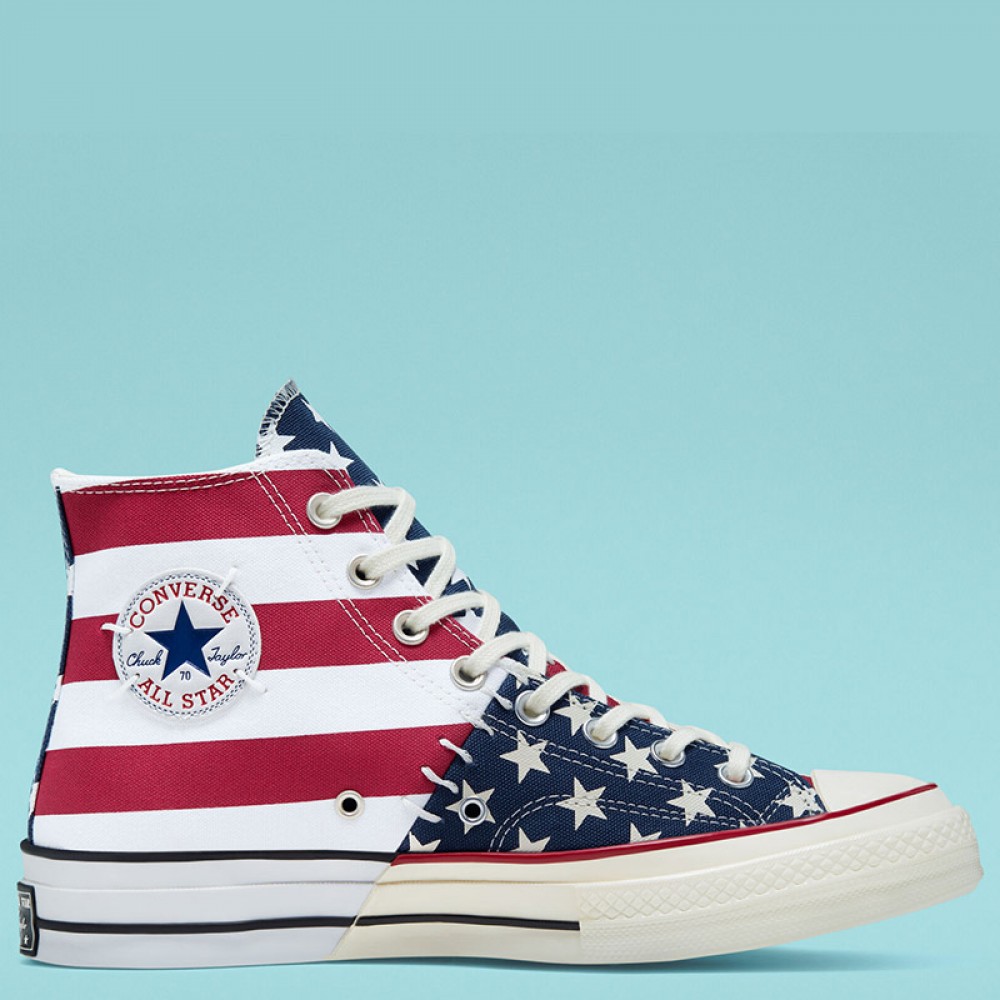 Måge hverdagskost Betsy Trotwood Converse American Flag Chuck 70 Restructured High Top