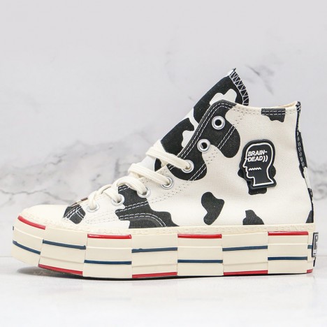 Converse Chuck Taylor All Star 70s Hi Brain Dead Cow Spotted Shoes