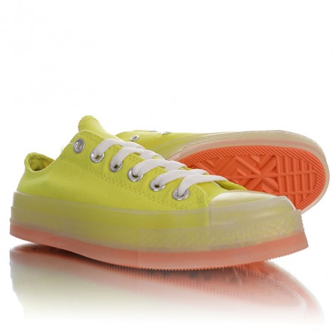 Converse Chuck Taylor All Star Translucent Yellow Color Midsole Low Top Sneaker