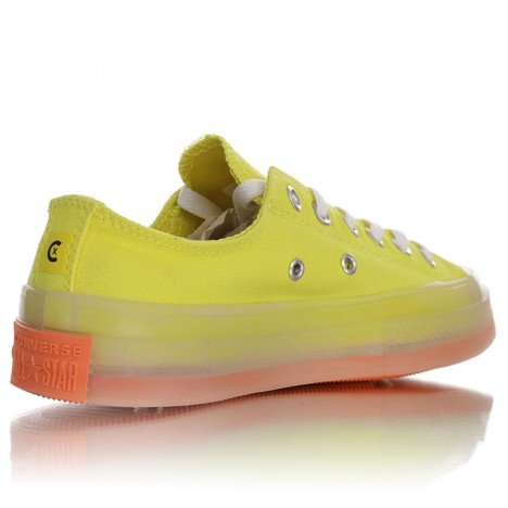 Converse Chuck Taylor All Star Translucent Yellow Color Midsole Low Top Sneaker