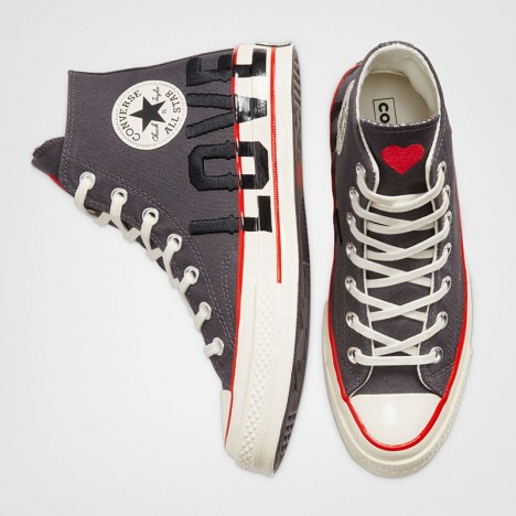 Converse Chuck Taylor All star 1970 High Love Fearlessly Grey