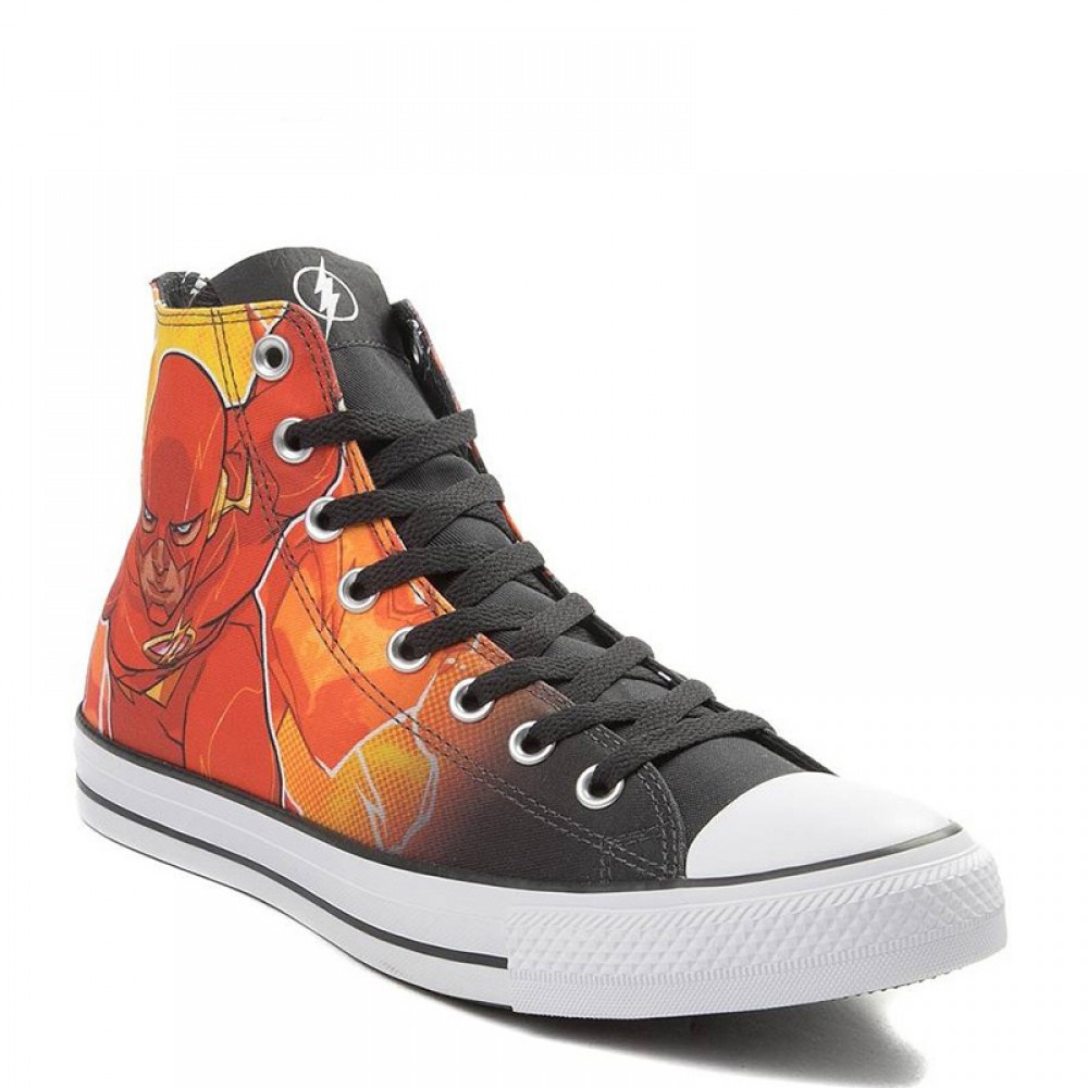 dc comic flash converse shoes