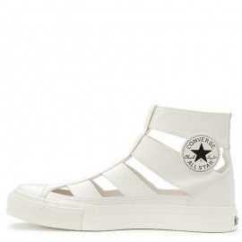 Converse Gladiator Sneakers Cut-Out White High Tops