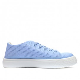 Converse Lady Summer Hollow carved Design Breathe Freely Sky Blue Canvas Low Top