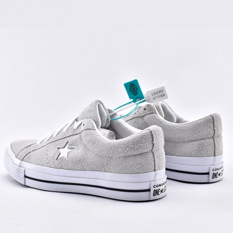 Converse One Star Grey Suede Sneaker