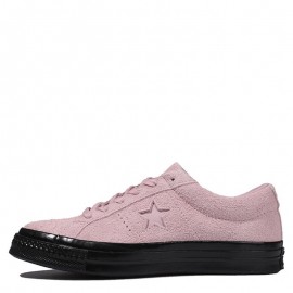 Converse One Star Stussy Pink Suede Leather Sneakers
