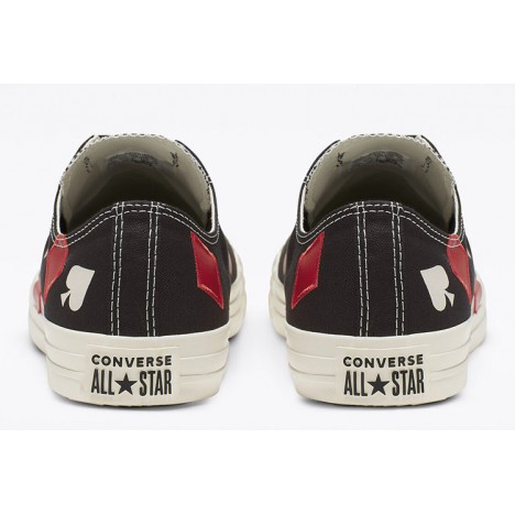 Converse Queen of Hearts Chuck Taylor All Star Low Top Black