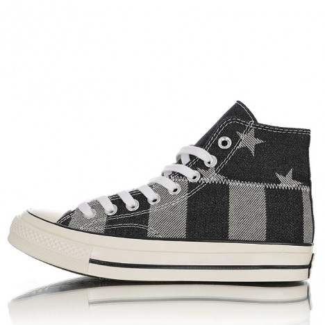 Converse Stars and Stripes Chuck Taylor All Star 1970s High Black