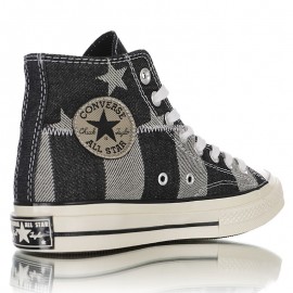 Converse Stars and Stripes Chuck Taylor All Star 1970s High Black