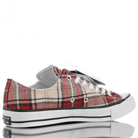 Converse WoolCheck Plaid All Star Low Tos Shoes