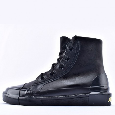 Converse x Ambush High Top Black Leather Sneakers