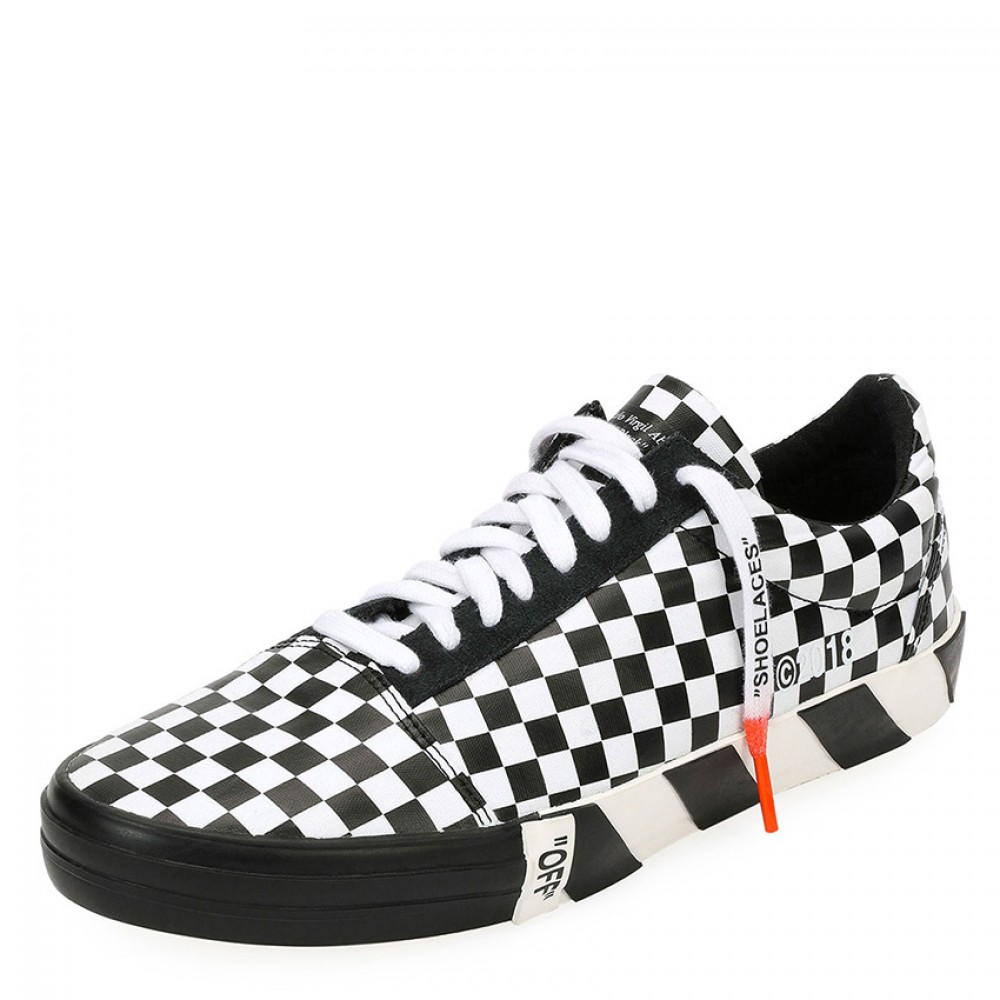 black and white checkered converse