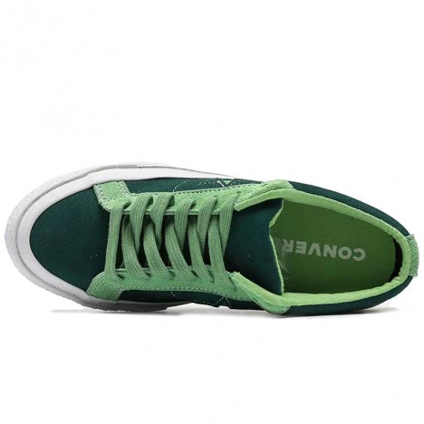 Green Converse One Star Carnival Eclipse Academy Suede