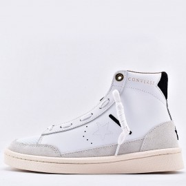 White Ibn Jasper Edition Pro Leather Mid Sneakers